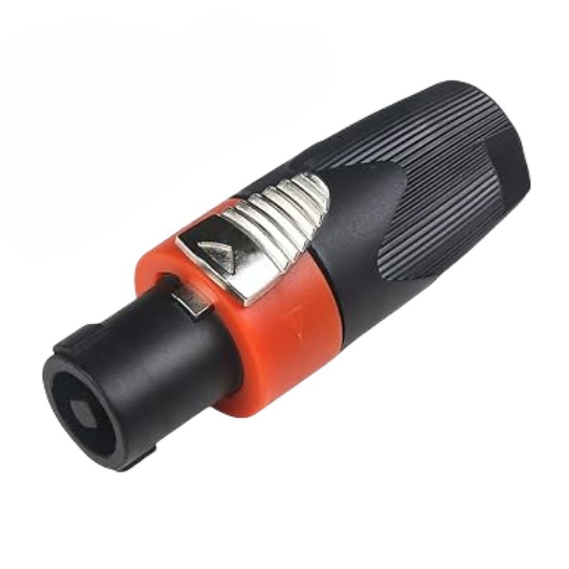 El fabricante suministra conectores de altavoz profesionales de cuatro núcleos, tipo terminal de altavoz de cuatro núcleos, ohmios NL4FC.