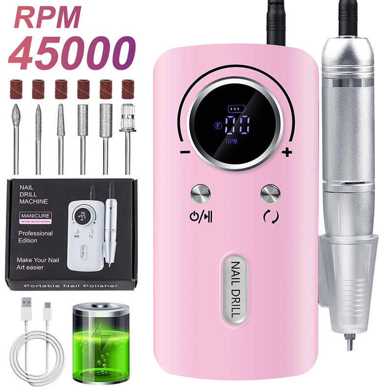 Torno Eléctrico para Uñas Portátil Recargable para Manicura image 34