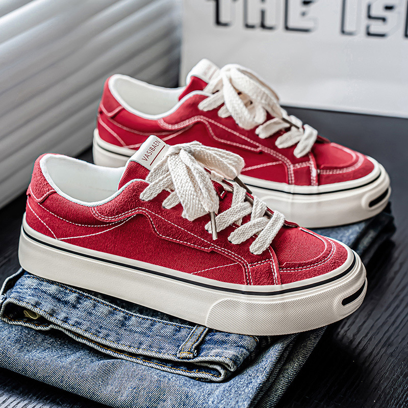 Men's Open Smile Canvas Shoes 2025 New Summer Breathable Shoes Trendy Versatile Casual Shoes Niche Sneakers