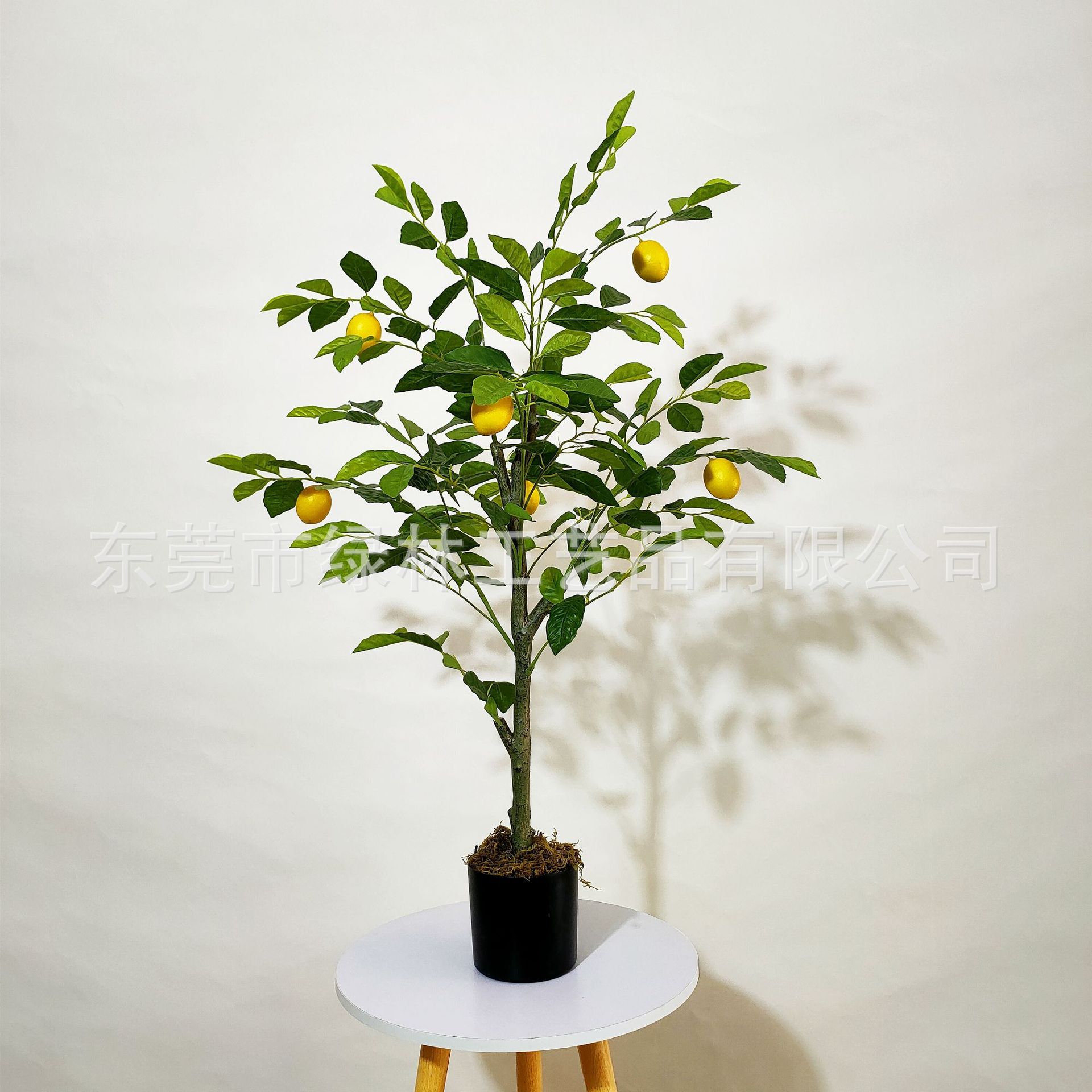 Simulación Lemon Tree potted Home Living Room decoración de interiores simulación planta verde fábrica al por mayor