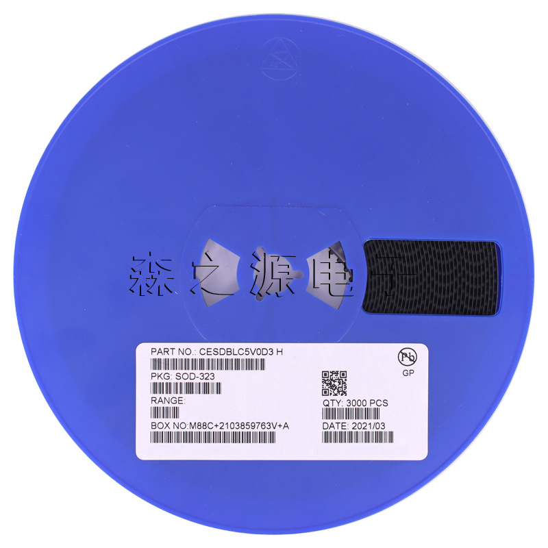 CESDBLC5V0D3 ESD二极管 SOD-323 5V双向 静电放电贴片二极管