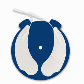 源头工厂中低频仪脉冲无纺布带尾巴线款 月亮型 无纺布理疗电极片