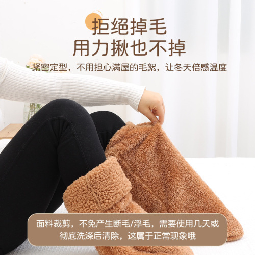 Sleeping socks worn at night for men and women, the same style for the elderly, thickened and warm sleeping socks, foot protection stockings