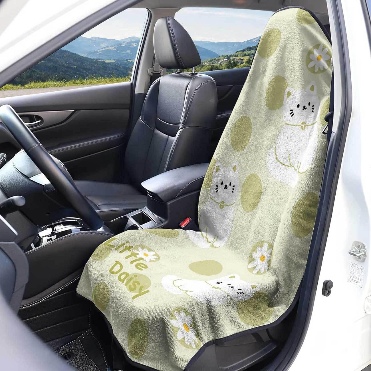 Car seat towel cover front seat protector suitable for gym and exercise, universal for all seasons, car use 44