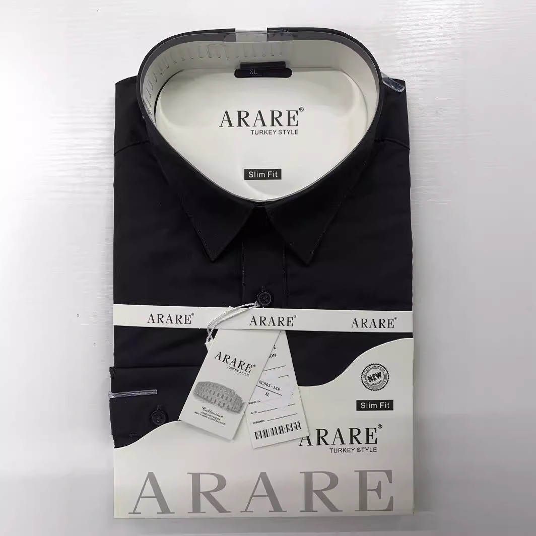 Men's Clothing Long Sleeve Cotton Shirt White Wrinkle Free Spring Business Casual Regular Fit Summer Versatile Elegant Shirt_viptrois.com