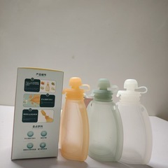 乳児食品級液体シリカゲル母乳貯蔵袋携帯型鮮度保持袋赤ちゃん補助食袋母子米ペースト瓶