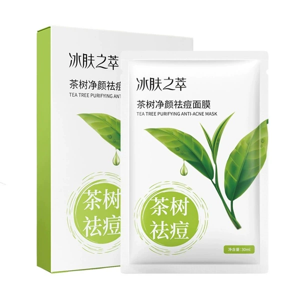 Ice skin, tea tree, net face and acne mask [5 pieces/box]