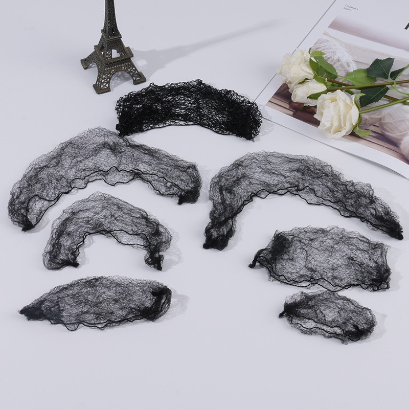 Cross-Border Bulk Wig Net Caps, Invisible Hair Nets, Fine Invisible Hair Nets, Thin Nets, Fine Mesh Covers, Protective Nets, Net Bags
