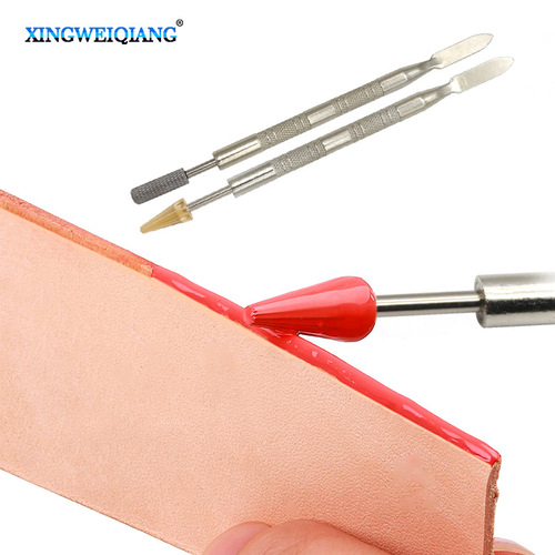 DIY handmade edge oil pen, dual-purpose oil edge pen, glue water piping oil, edge sealing tool, leather tool belt bearing