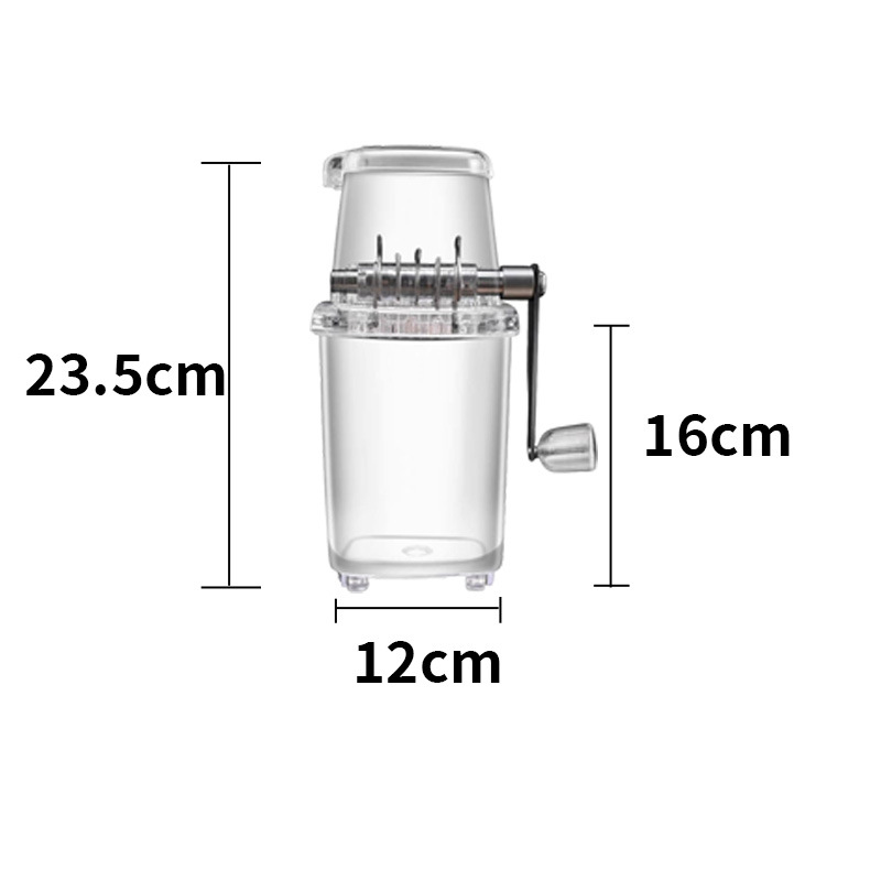 Amazon en stock mano trituradora de hielo manual trituradora de hielo pequeño hogar mini cortador de hielo