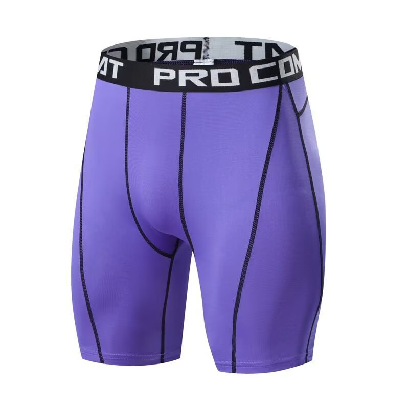 Pantalones cortos deportivos, pantalones elásticos transpirables para hombres, leggings transpirables, anti-permeación de verano, fábrica transfronteriza al por mayor