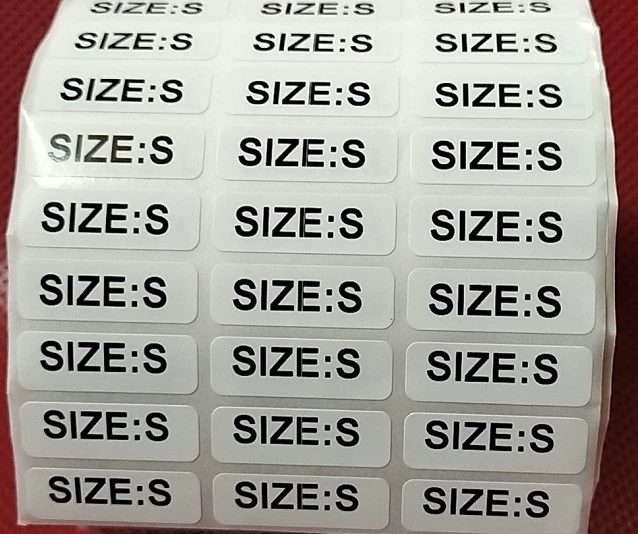 Липкий Размер паста круговой коммерческий город серийный номер одежды Размер магазина нижнего белья фабрика одежды шляпа номер этикетки