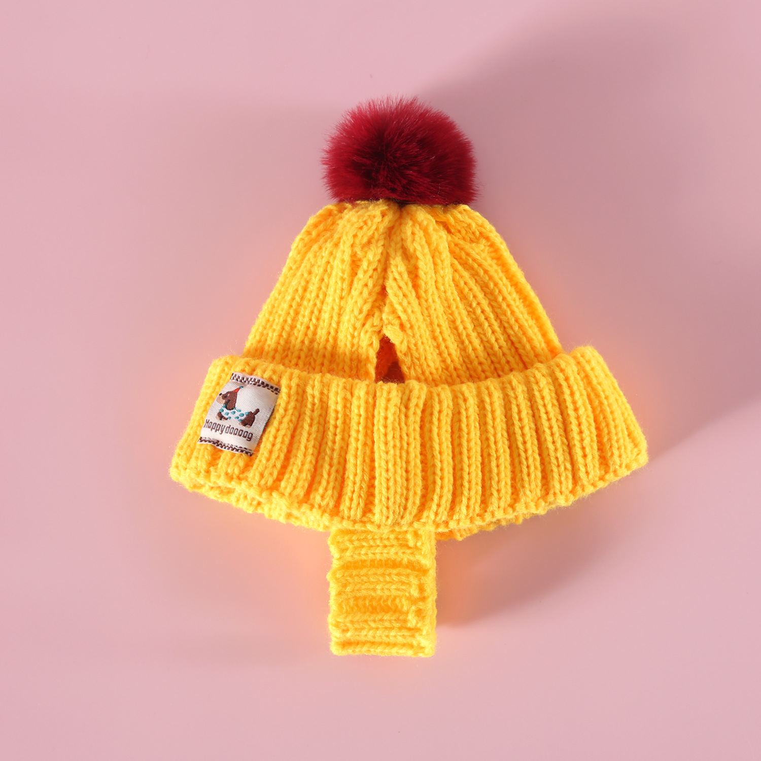 Mascotas de invierno de lana de punto sombrero caliente bufandas set de cuello de Navidad gato perro conejo cubierta de cabeza
