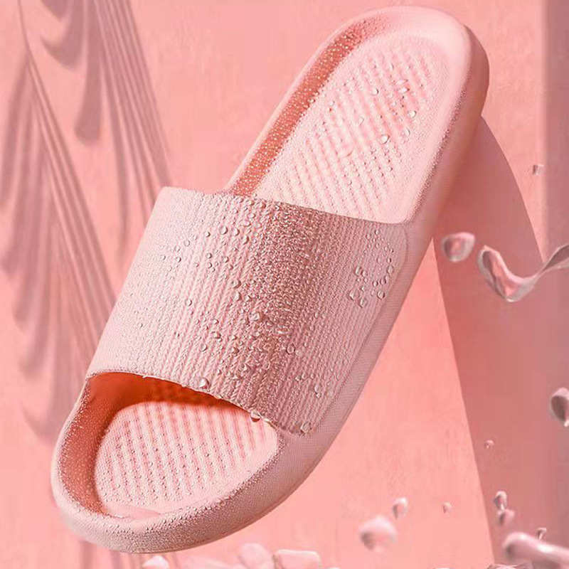 Pantuflas sencillas de verano para mujer, baño interior, baño, arrastre, casa de familia, hotel, pareja, pisando mierda, zapatos fríos, hombres