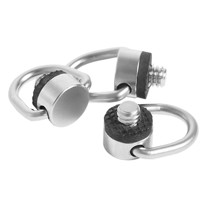 Venta al por mayor británico 1/4 Cámara tornillo de conexión cabeza de trípode tornillo de liberación rápida Placa de liberación rápida correa de elevación tornillo de anillo