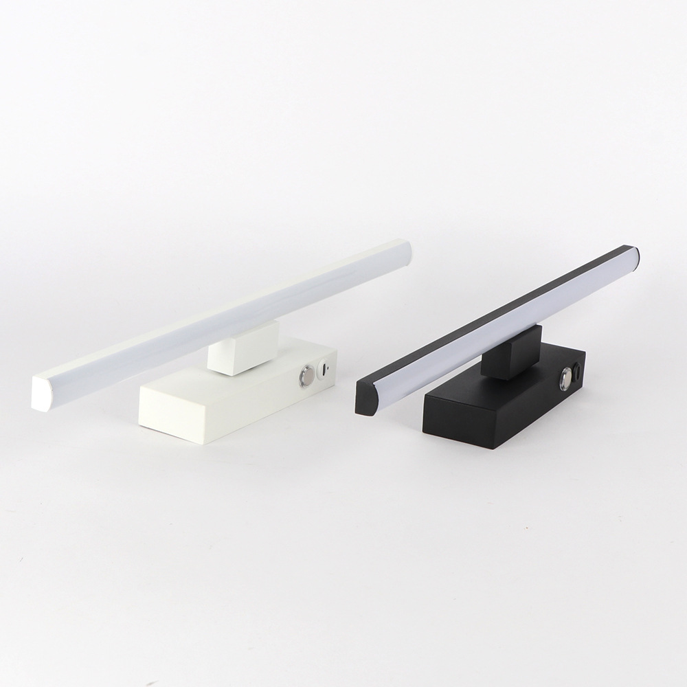 Batería recargable giratoria recta lámpara de pared simple lámpara de cabezal de cama dormitorio estudio pared de fondo lámpara de pasillo lámpara led