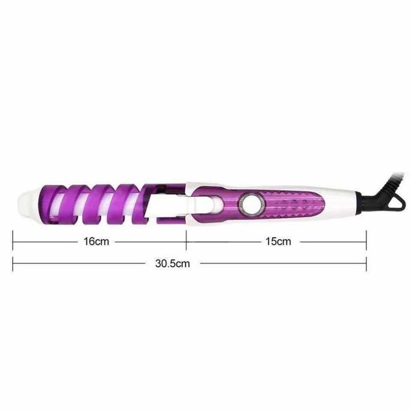 Transfronterizo mini Morgan espiral rizador colorido permalink barbería doméstica rizador de cabello eléctrico rizador de cabello