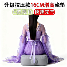 户外音乐节按压充气坐垫外出便捷叠座垫演唱会内场增高神器可收纳