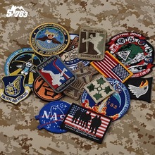 户外饱满刺绣臂章背包魔术贴战术个性贴章时尚士气肩章