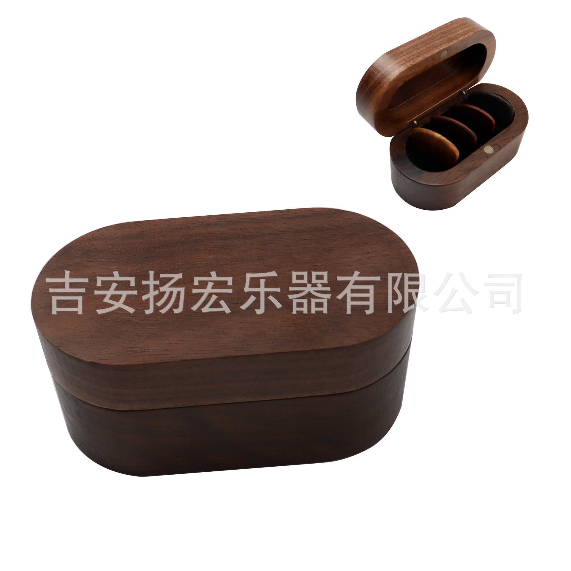 Guitarra Pick caja de almacenamiento guitarra Pick guitarra caja de madera guitarra Pick caja guitarra eléctrica Pick