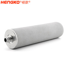 钛棒滤芯不锈钢粉末烧结耐高温酸碱蒸汽医药除菌工业过滤外径60