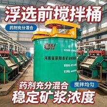 RJ20型2000mm搅拌桶铅锌矿锰矿石英砂选矿厂矿浆搅拌槽设备