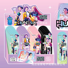 新款热卖猎魔女团自动铅笔套装创意高颜值K-POP猎魔女团铅笔+笔芯