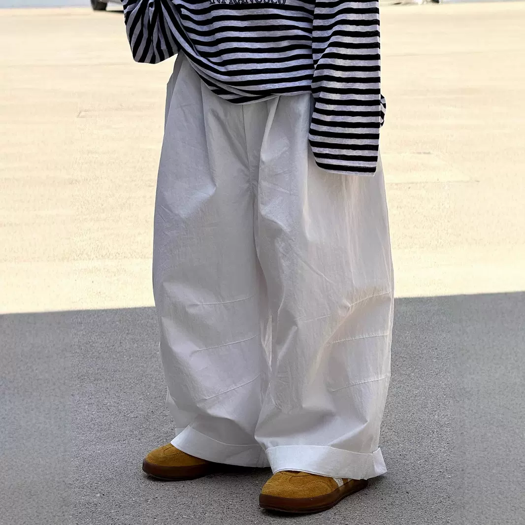儿童阔腿裤男童薄款防蚊裤2025夏季韩版洋气女童休闲百搭弯刀裤潮