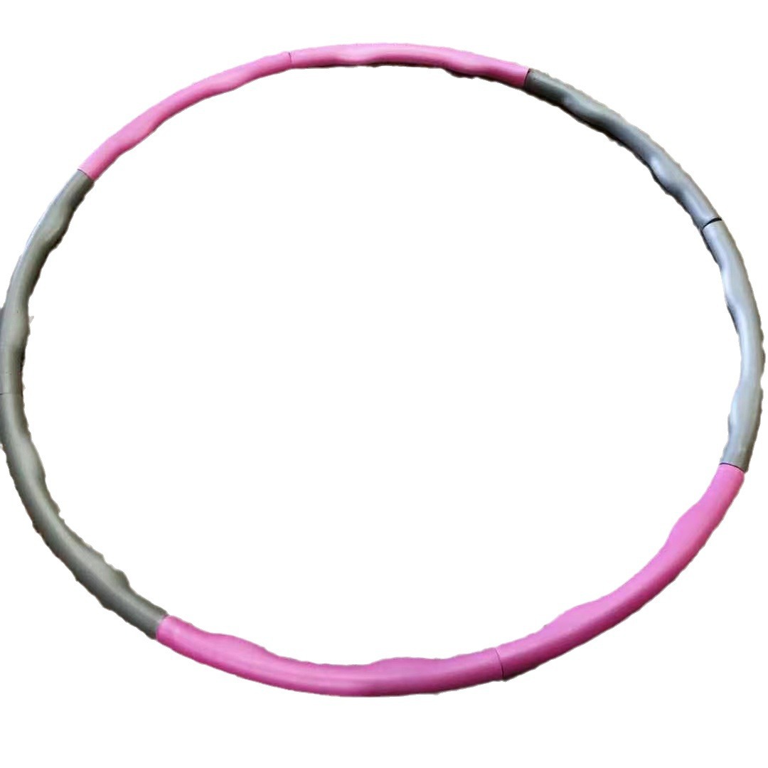 Espuma hula hoop cintura ejercicio vientre contracción niños adultos desmontable hula hoop fitness anillo 6 secciones 7 Secciones 8 secciones
