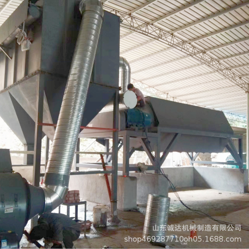 诚达生产 3000升六角滚筒抛光机 火烧铁去杂质除锈抛亮机