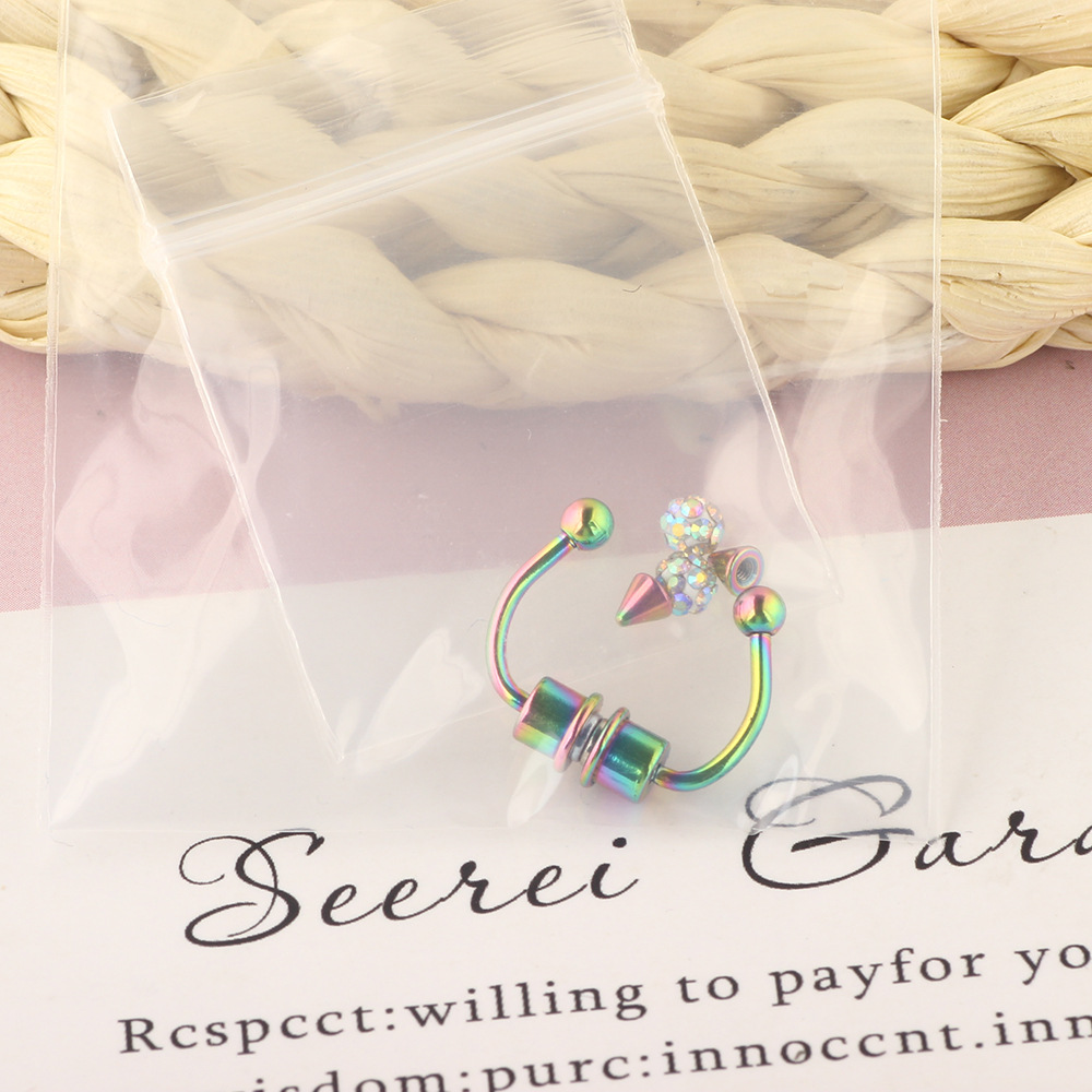 Simple Style Geometric Stainless Steel Nose studs 1 Set