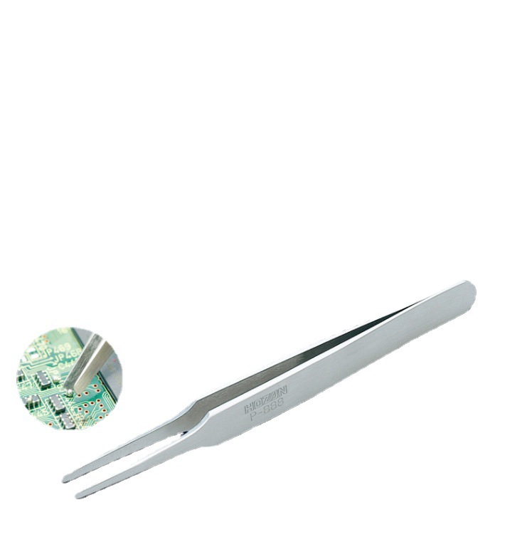 森川贸易日本 HOZAN 宝三 P-888 不锈钢平头铲镊子