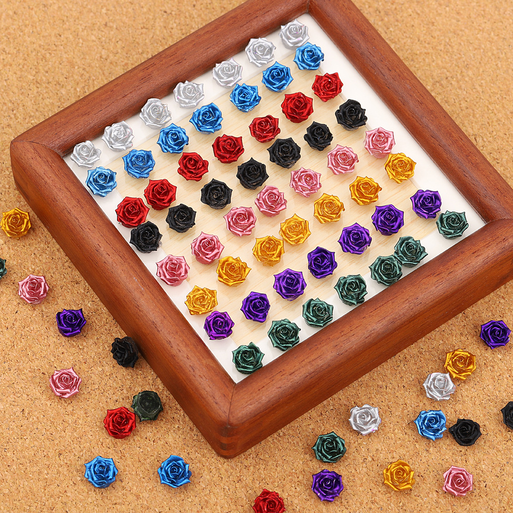 Nail Art Accessories 9mm Velvet Thorn Rose Jewelry Nail Art DIY Mobile Phone Case Resin Accessories Nail Art Trinkets