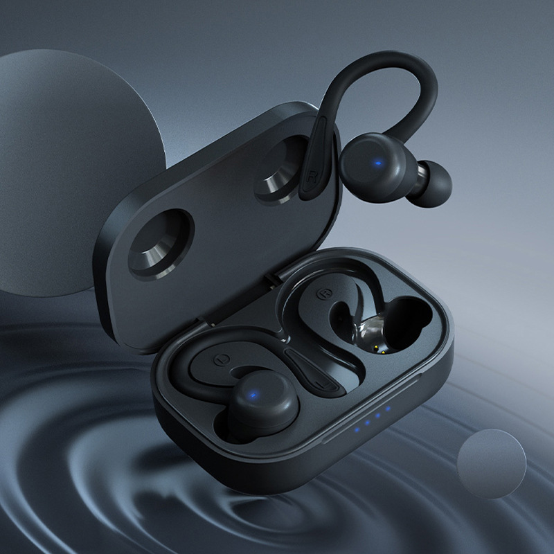 新款私模T40无线蓝牙耳机通用触摸5.0双耳耳挂耳塞双用式运动耳机