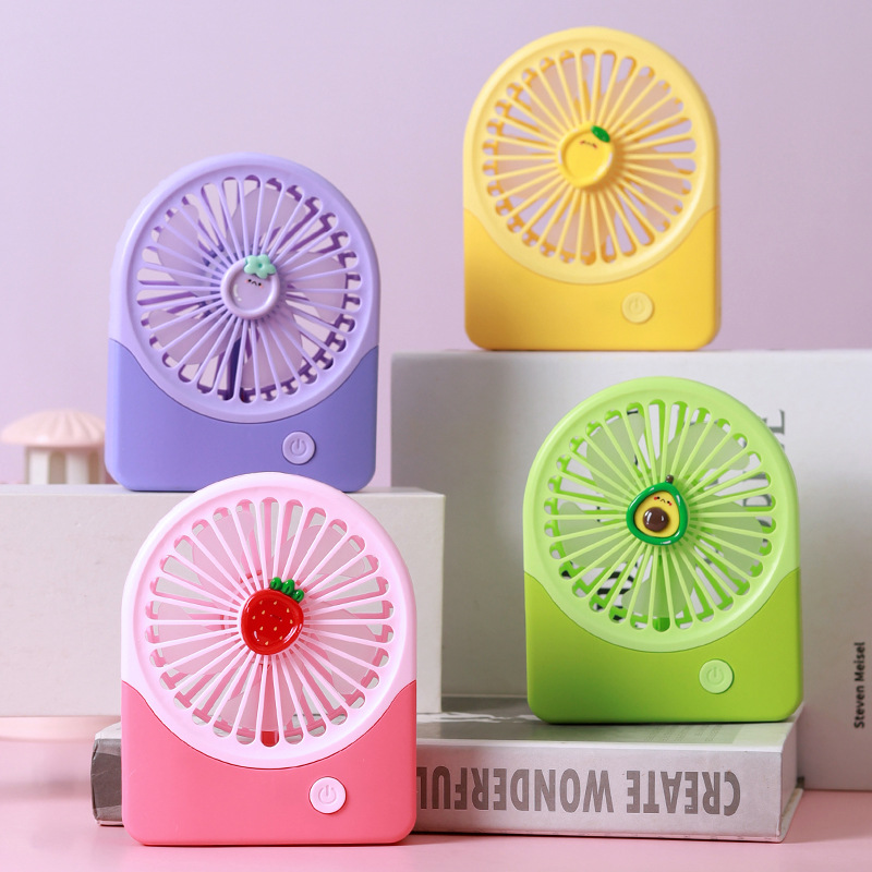 table small cartoon air fan for students