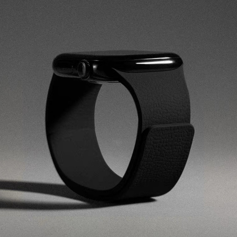 Apple iwatchs10 Huawei gt5 Samsung Xiaomi s4 ライチパターン gt6 シリコンソフト磁気吸着 s11 時計ストラップに適しています。|undefined