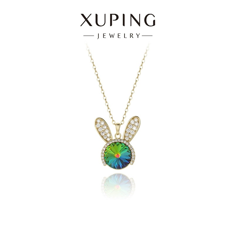 Xuping nueva moda de la serie de joyas de Navidad al por mayor simplista encantadora atmósfera de Navidad fácil de poner joyas mujeres