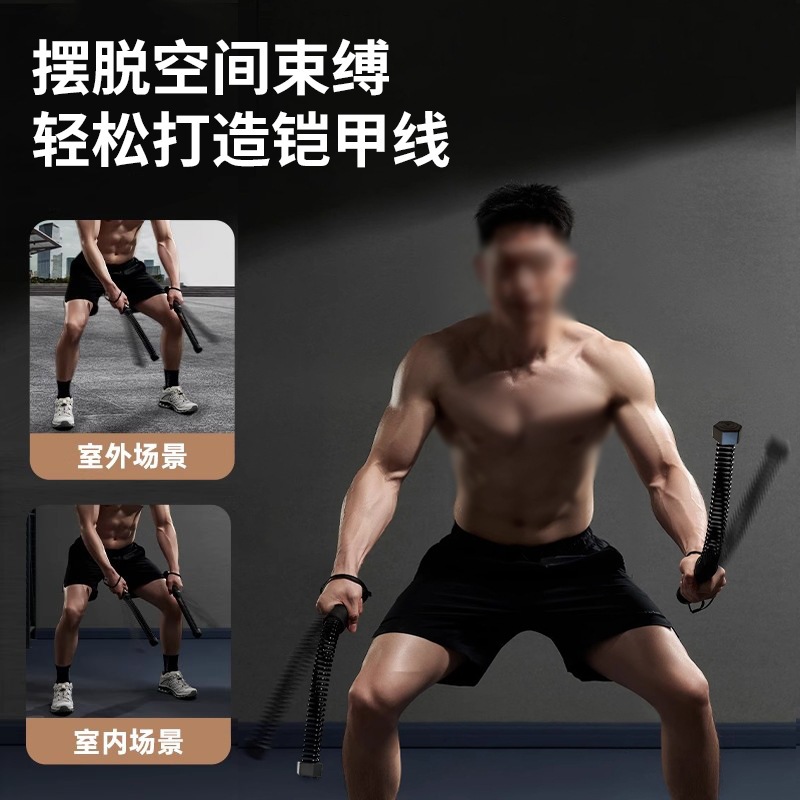 厂家直供无绳战绳健身器材家用专业体能训练j重量防滑手柄跨境