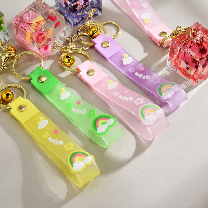 62g Weight Bag Pendant, Keychain Classification 1 Piece Quantity Daily Occasion Acrylic Material House Pattern Unisex Gender Cute Style Cute House Arylic Unisex Bag Pendant Keychain 7
