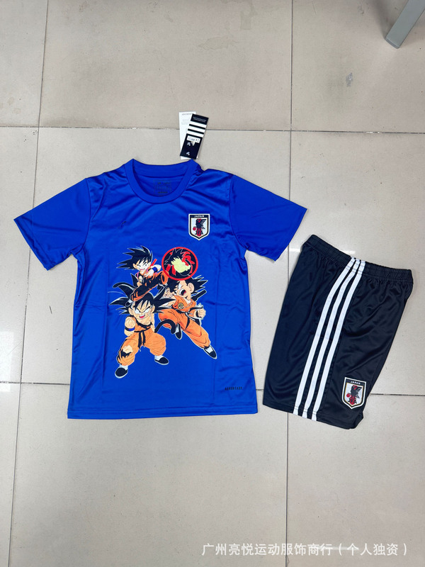 サッカーユニフォーム日本アニメワンピースドラゴンボールナルト超サイヤ人クレヨンしんちゃんシリーズ子供服|undefined