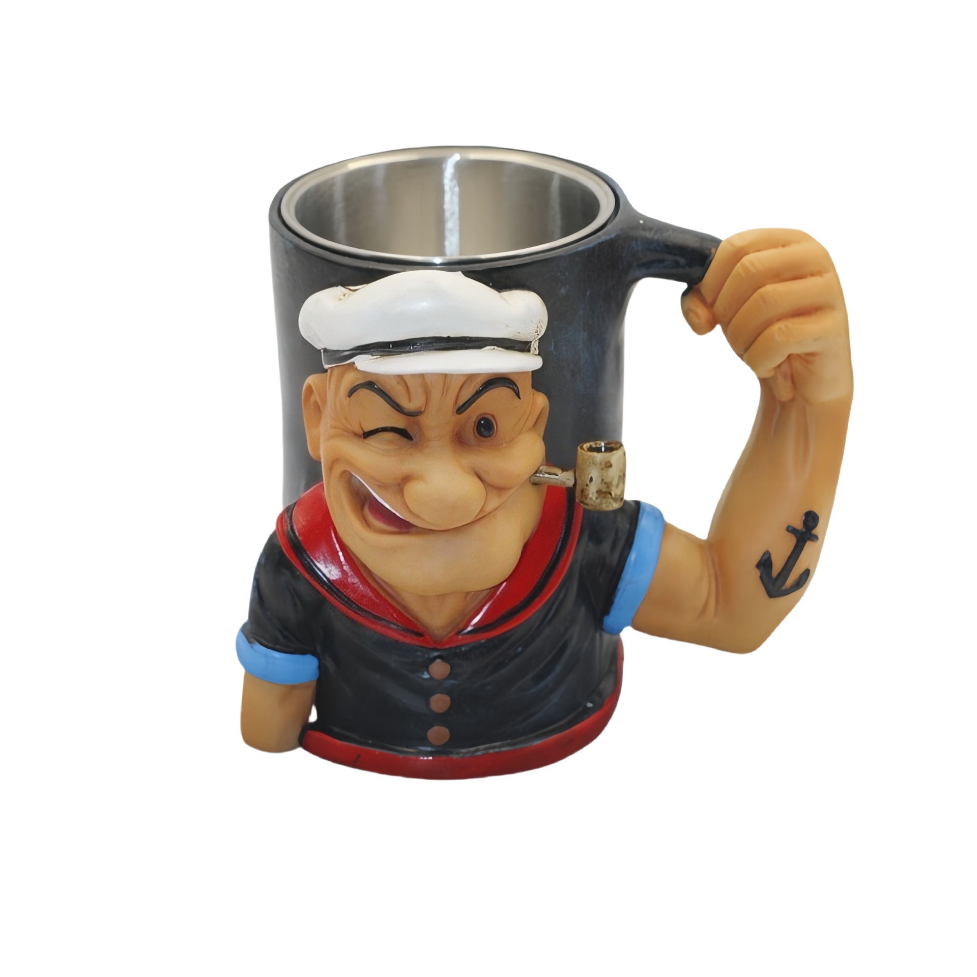 Nuevo producto transfronterizo 3DPopeyePowerMug Popeye Man Power Cup Home Coffee Cup Regalo