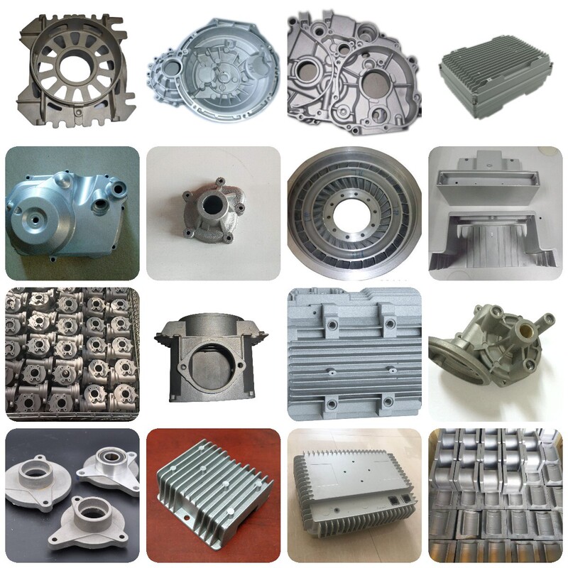 Customized die casting aluminum parts sand casting casting gravity aluminum alloy CNC machining box housing aluminum alloy die casting parts
