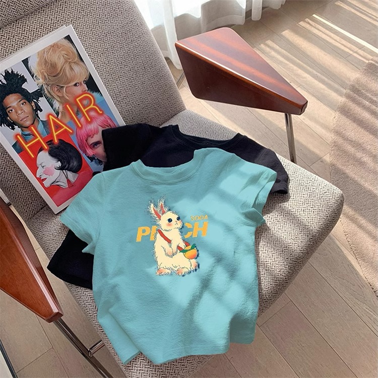 레이크 블루-오렌지 토끼