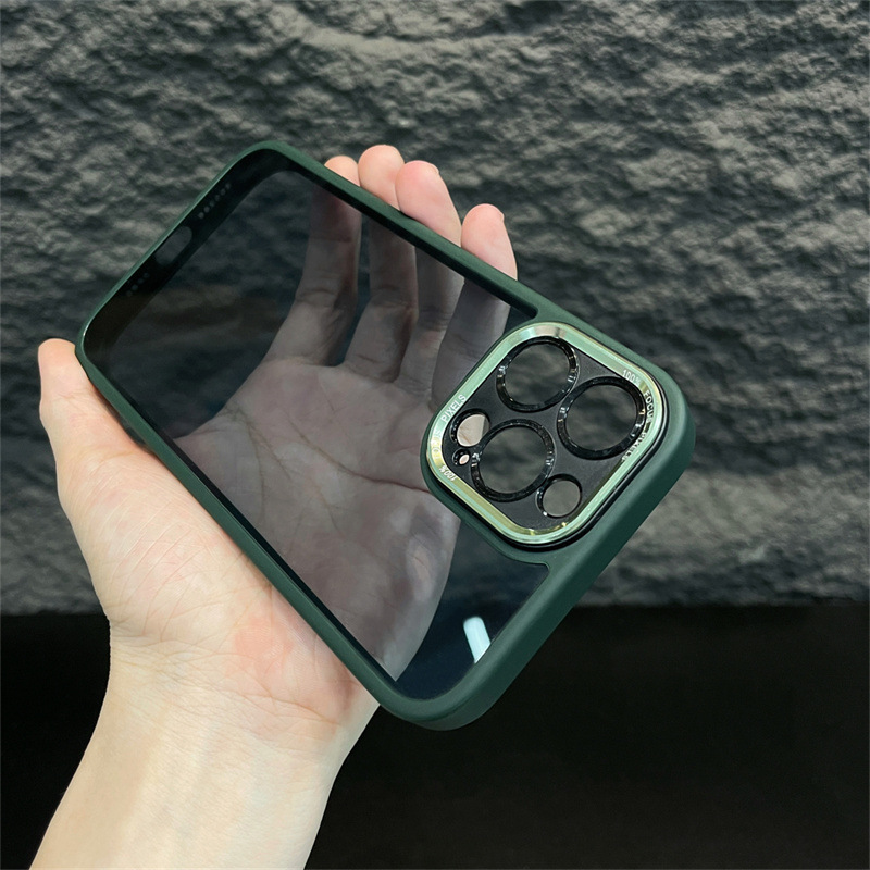 金属镜头适用iphone17手机壳高级感苹果16promax简约15磁吸13硬壳|undefined