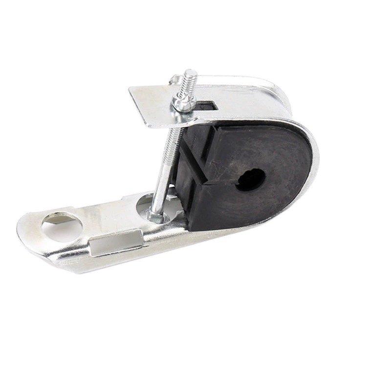 Оптическое Кабельное оборудование ADSS подвесной зажим ADSS J-образная подвеска ADSS Натяжной зажим с двойным отверстием J-образный подвесной зажим