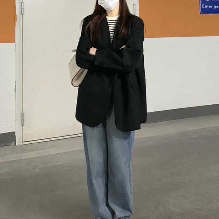 2025 New Autumn Clothing Plus Size Women's Fat mm Suit Jacket 100kg Loose Slimming Look Women's Suit [0803]