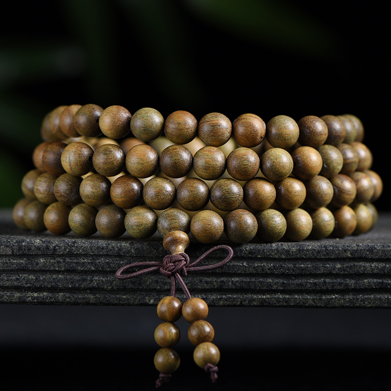 阿根廷绿檀4/6/8/10/12mm*108颗佛珠手链念珠檀香木男女多圈手饰