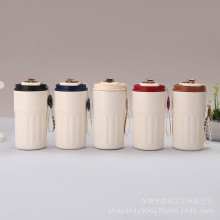 外贸316不锈钢保温杯智能温度显示咖啡杯年会礼品定 制广告杯开业