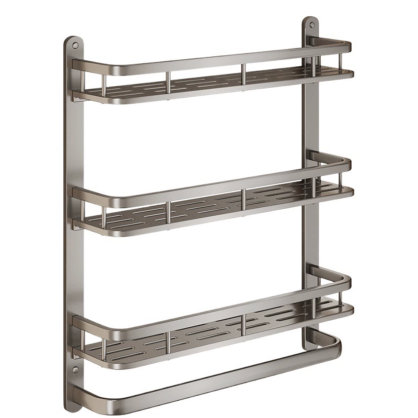 Космическая алюминиевая полка для ванной комнаты полка для ванной настенная умывальник для ванной комнаты без перфорации настенная Подвеска для ванной комнаты