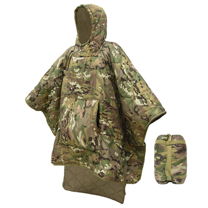 2026 Outdoor Warm Sleeping Bag Cloak Style Sleeping Bag Portable Mountaineering Camping Travel Emergency Storage Year of the Horse